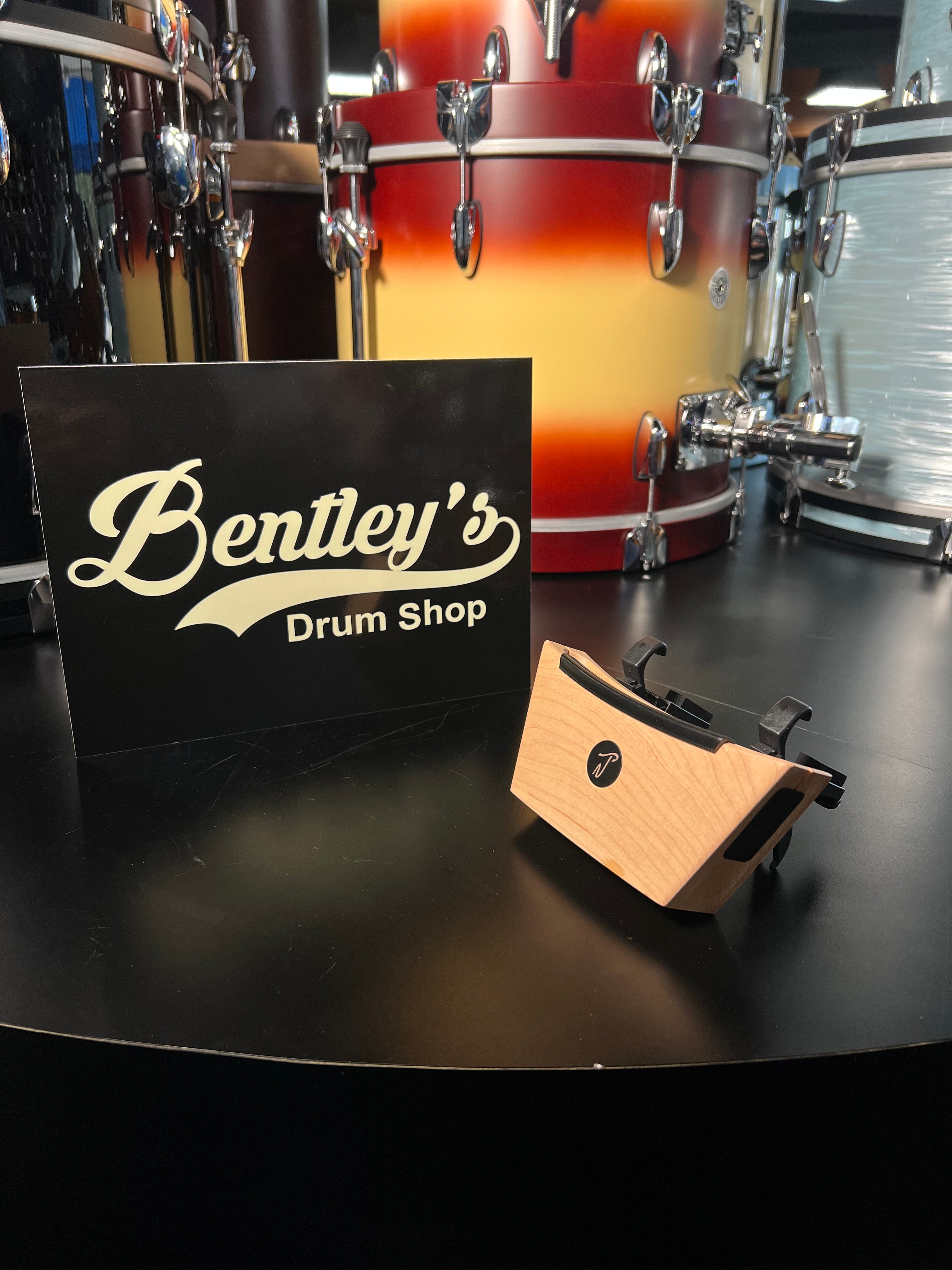 Percussion Native Tongue Rhymblock en érable massif de 6 po avec RhymClips RCP-RW6-M